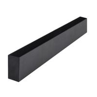 Szyna magnetyczna 1-fazowa z zaślepkami Alfa Track Magnetic AZ4642 natynkowa czarna