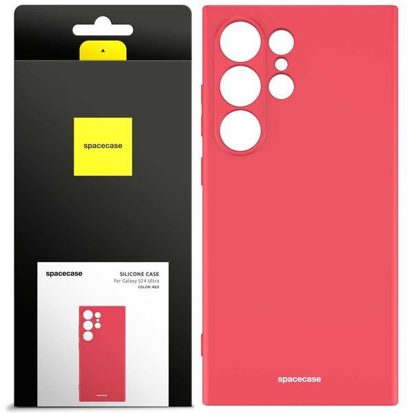 Spacecase Silicone Case Galaxy S24 Ultra Red zdjęcie 1