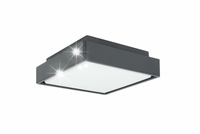 PLAFON LAMPA SUFITOWA ZEWNĘTRZNA SU-MA BENI BN-KW200 KWADRAT 18W SZARY