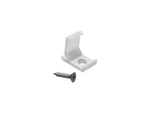 AL12-GLC2-TR-MB: Uchwyt bialy do profili GLC2 white clips