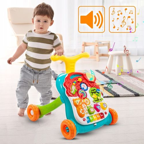 CHODZIK PCHACZ INTERAKTYWNY STOLIK EDUKACYJNY PANEL 5w1 DLA DZIECI na Arena.pl