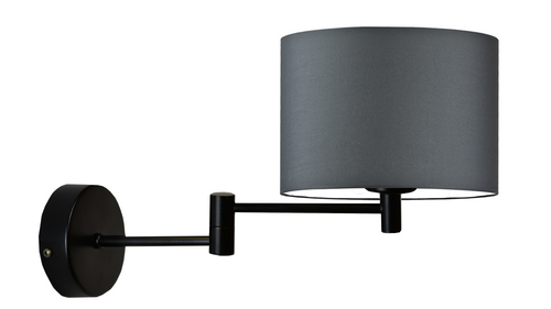 Oprawa ścienna BRAGE E27 biały abażur na Arena.pl