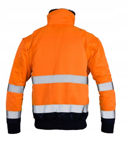Kurtka robocza odblask BOMBER 3w1 orange L na Arena.pl
