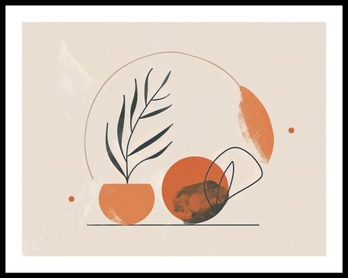 Plakat 65x50cm Tonacja Pasteli na Arena.pl