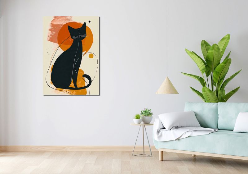 Obraz 70x100cm Kici Kici zdjęcie 2