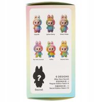 LABUBU TĘCZOWE MASKOTKA LALKA BRELOK FIGURKA PLUSZAK NIESPODZIANKA