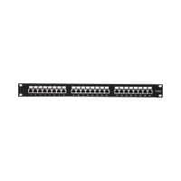 Patch panel 19'' Netrack 24-porty kat. 6 FTP, z półką
