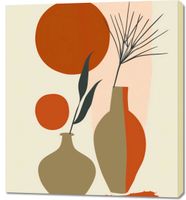 Obraz 90x100cm Wazy w Czerwieni