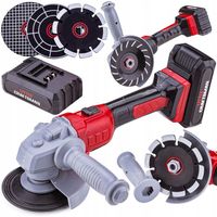 ZESTAW małego MAJSTERKOWICZA BOSZKA SZLIFIERKA KĄTOWA + Wymienne tarcze