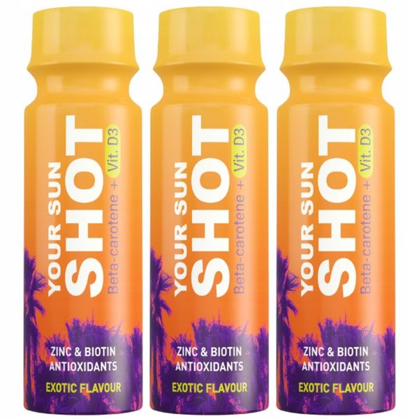 Your Sun Shot Vit. D3 12x80ml solarium do opalania zdjęcie 9