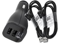 ŁADOWARKA SAMOCHODOWA EP-LN920 + 2 x KABEL MICRO USB ECB-DU4EBE 1.5M