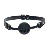Venice Collection - Silicone Ball Gag - Black