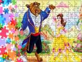 Puzzle tradycyjne - Piękna i Bestia