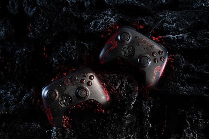 Pad Przewodowy 8Bitdo Ultimate 2C Black Myth Wukong Hall Effect Android PC zdjęcie 9