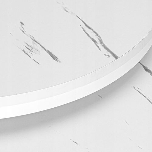 STOLIK KAWOWY OKRĄGŁY 2W1 BIAŁY MARMUR ZESTAW 2 STOLIKÓW KAWOWYCH na Arena.pl