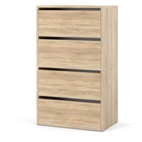 Szafka Na Buty 60cm Stojak Na Obuwie Do Przedpokoju Regał Półka Dąb Sonoma