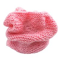 Ręcznie Robiony Różowy Komin Damski na Szydełku