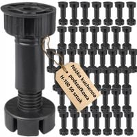 NÓŻKI MEBLOWE H-100 KUCHENNE REGULOWANE STOPKI DO MEBLI SZAFKI SZAFEK