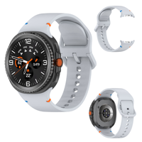 Pasek do Samsung Galaxy Watch 8 40mm / 44mm / 8 Classic 46mm S/M szary