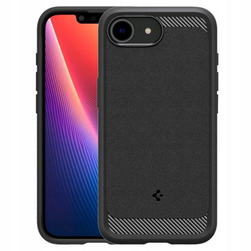 Etui plecki Spigen Rugged Armor Mag MagSafe Czarne do Apple iPhone 16e na Arena.pl