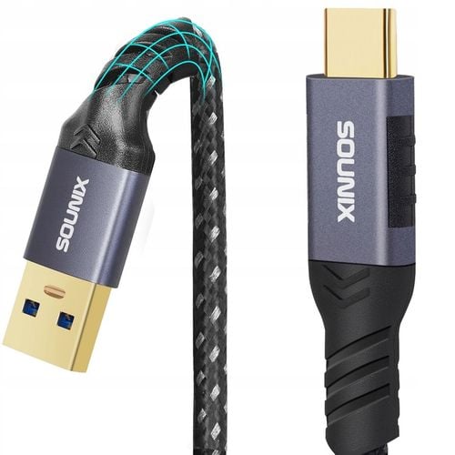 KABEL USB TYP C DO ŁADOWARKI DO ŁADOWANIA 2M 60W 3A SOUNIX na Arena.pl