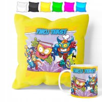 ZESTAW: KUBEK + POSZEWKA - SUPER ZINGS - PREZENT WIELE WZORÓW + IMIĘ