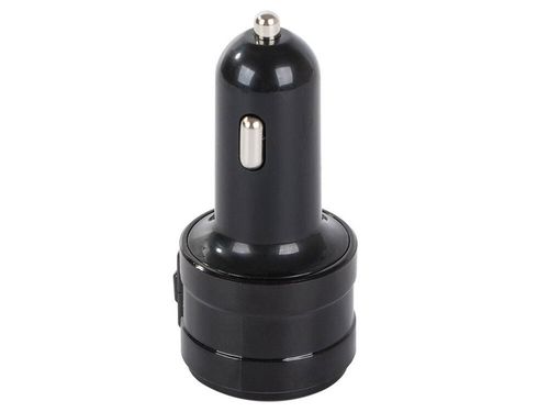 Transmiter Bluetooth FM MP3 + Ładowarka Samochodowa 2x USB czarny na Arena.pl