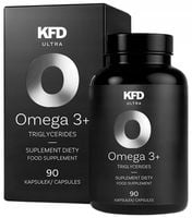 KFD Omega 3+ Trójglicerydy 330 EPA + 220 DHA + WITAMINA E 90 kapsułek