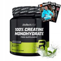 BIOTECH CREATINE MONOHYDRATE 300 g KREATYNA SIŁA POMPA MUSKULATURA