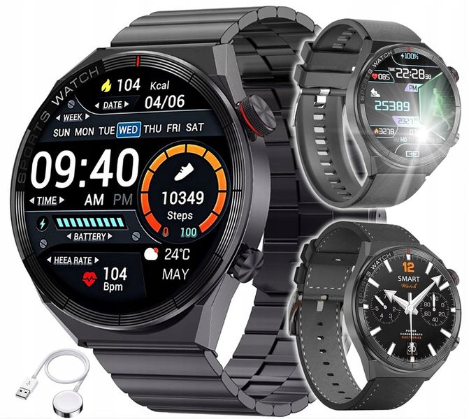 Smartwatch niktrade 17121885 czarny zdjęcie 14