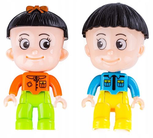 ZESTAW KLOCKI MAGNETYCZNE KONSTRUKCYJNE UKŁADANKA TOR ZAMEK FIGURKI 268 EL na Arena.pl