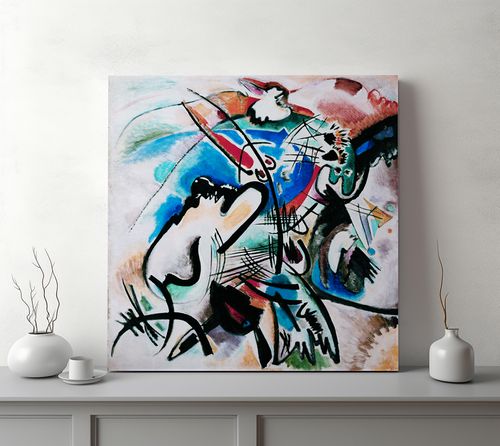 Obraz na płótnie Kandinsky reprodukcje 80x80 cm na Arena.pl