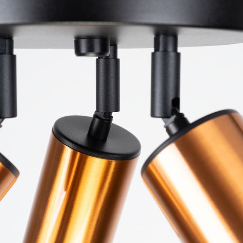 Plafon WINX 3P czarny/miedź na Arena.pl