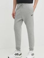 Reebok spodnie dresowe męskie szary rozmiar XXL