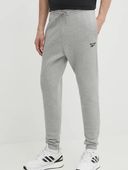 Reebok spodnie dresowe męskie szary rozmiar XXL