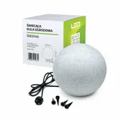 Kula ogrodowa Świetlna Lampa Zewnętrzna 28cm na E27