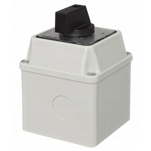 ŁĄCZNIK KRZYWKOWY 16A L-0-P 3P IP65 OBUDOWA 70x70 na Arena.pl