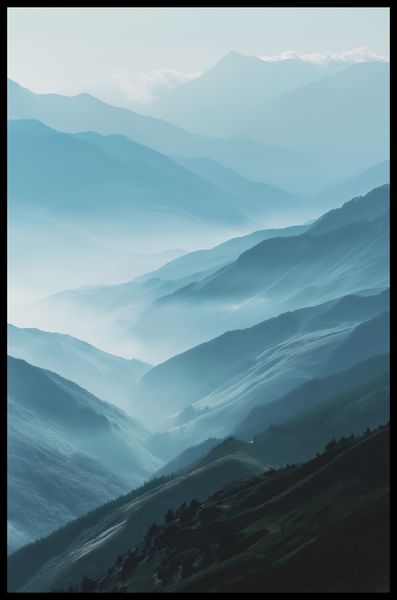 Plakat 53x81cm Między Chmurami zdjęcie 2