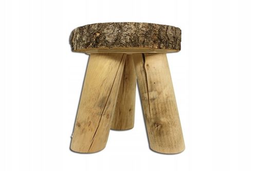 Stołek drewniany MAŁY - PROMOCJA!!! na Arena.pl