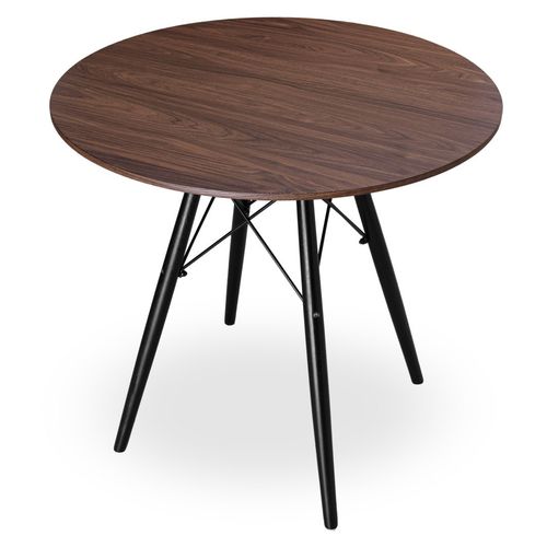 Stolik okrągły PARIS BLACK DTW 80 cm jesion na Arena.pl