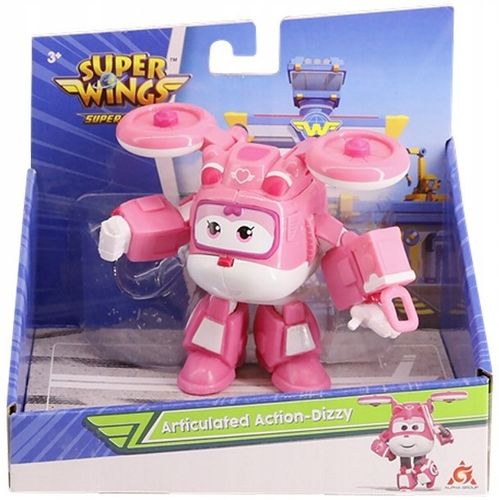 Super Wings samolot Articulated Action Dizzy 8cm na Arena.pl