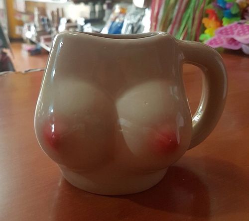 KUBEK ceramiczny PIERSI - cycki BIUST - dla faceta na Arena.pl