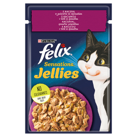 Felix Sensations Jellies Kaczka Z Szpinakiem W Galaretce 85g na Arena.pl