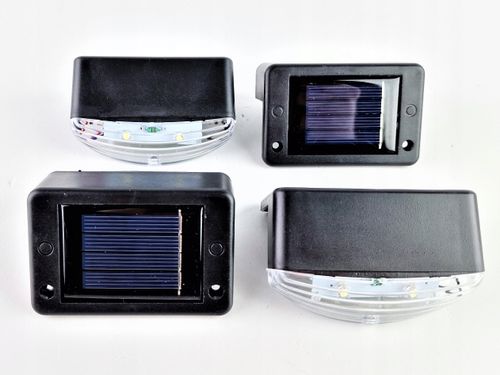 LAMPKI SOLARNE LED TARAS BALKON 4 SZT ZESTAW LAMP na Arena.pl