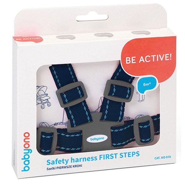 BABYONO Szelki dla dzieci zabezpieczające przeciwko ucieczce i zagubieniu zdjęcie 1