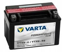 Akumulator motocyklowy Varta YTX9-BS 12V 8Ah 135A L+