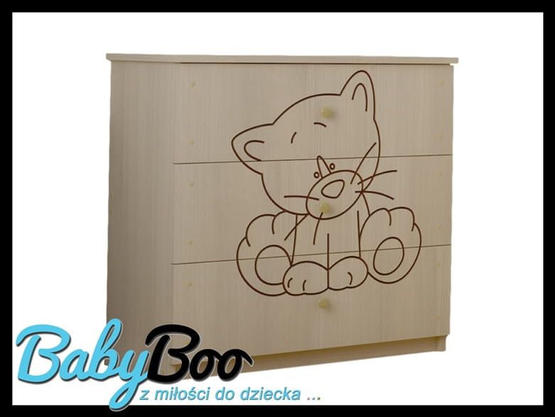 KOMODA DZIECIĘCA dla dzieci BABY BOO  grawerowane wzory! zdjęcie 3