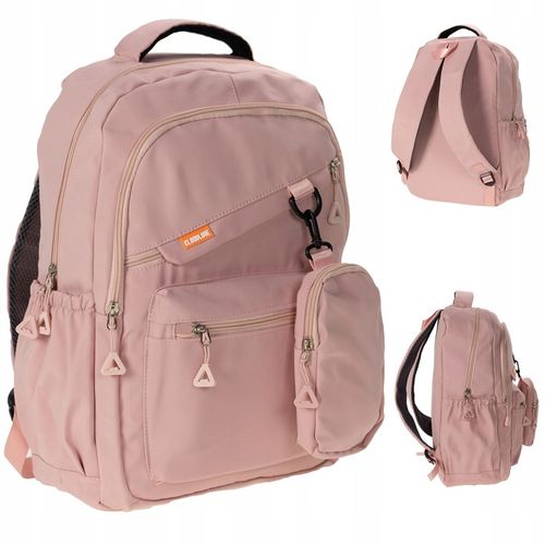 PLECAK damski męski SZKOŁA 25L LEKKI PODRÓŻNY TURYSTYCZNY różowy POJEMNY na Arena.pl