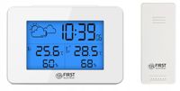 Bezprzewodowa stacja pogody z zegarem i budzikiem First Austria