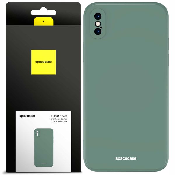 Spacecase Silicone Case Iphone Xs Max Dark Green zdjęcie 1
